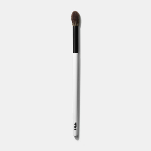 Front view of Makeup By Mario's Ef2 Blending Eye and Face makeup brush. This brush can be used on your face and eyes. 